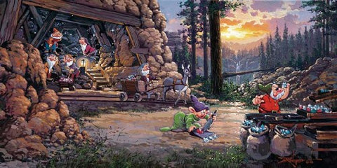 Where a Million Diamonds Shine by Rodel Gonzalez inspired by Snow White and the Seven Dwarfs