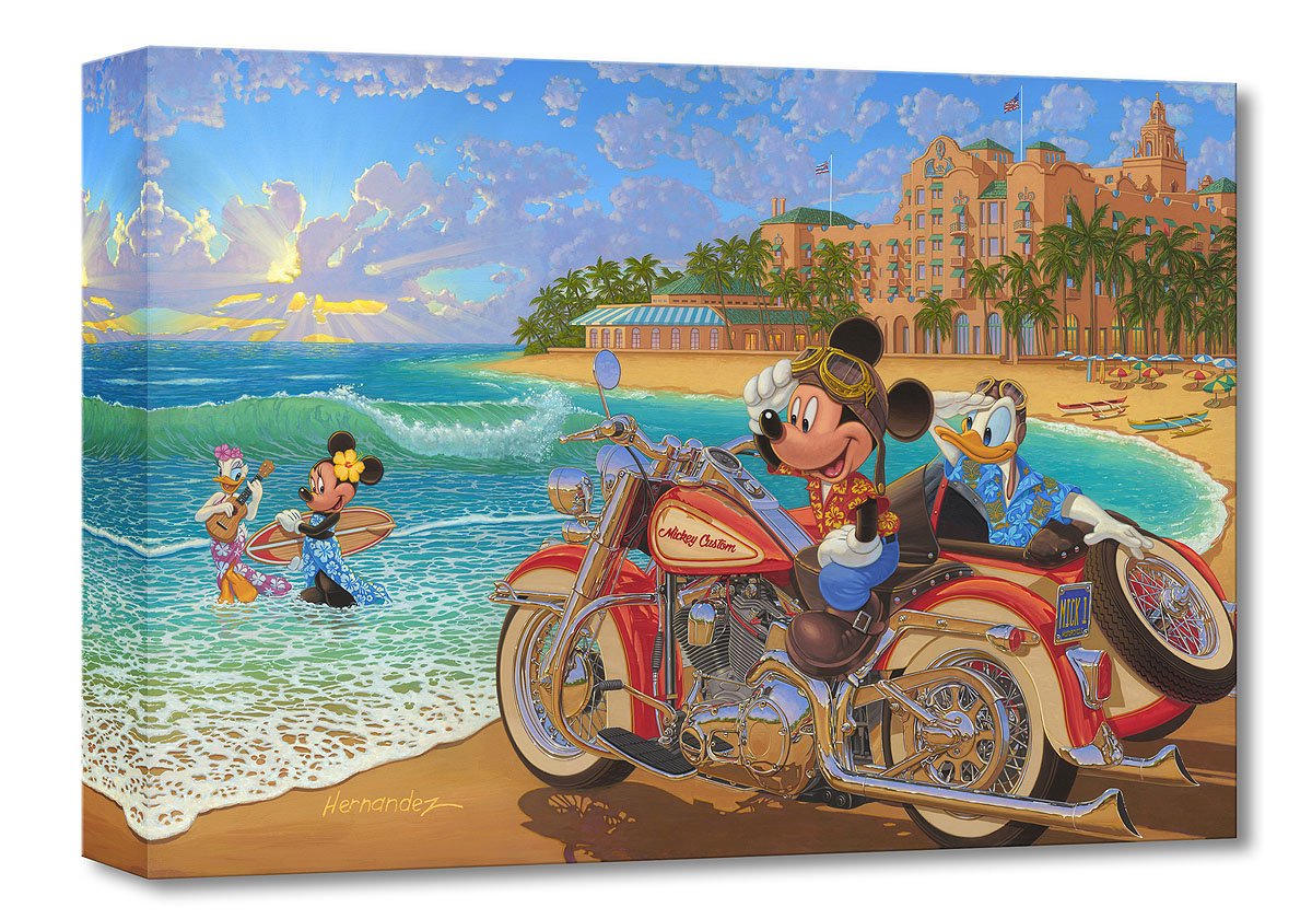 Where the Road Meets the Sea by Manuel Hernandez with Mickey and Friends