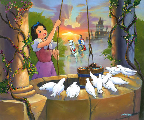 Wishing for My Prince by Jim Warren inspired by Snow White and the Seven Dwarfs