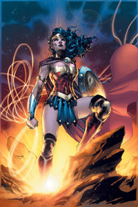 Wonder Woman: Goddess of Truth - By Jim Lee - Giclée on Fine Art Paper inspired by Wonder Woman