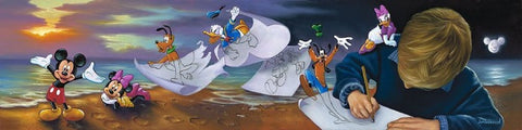 Young Dreamer by Jim Warren with Mickey and Friends