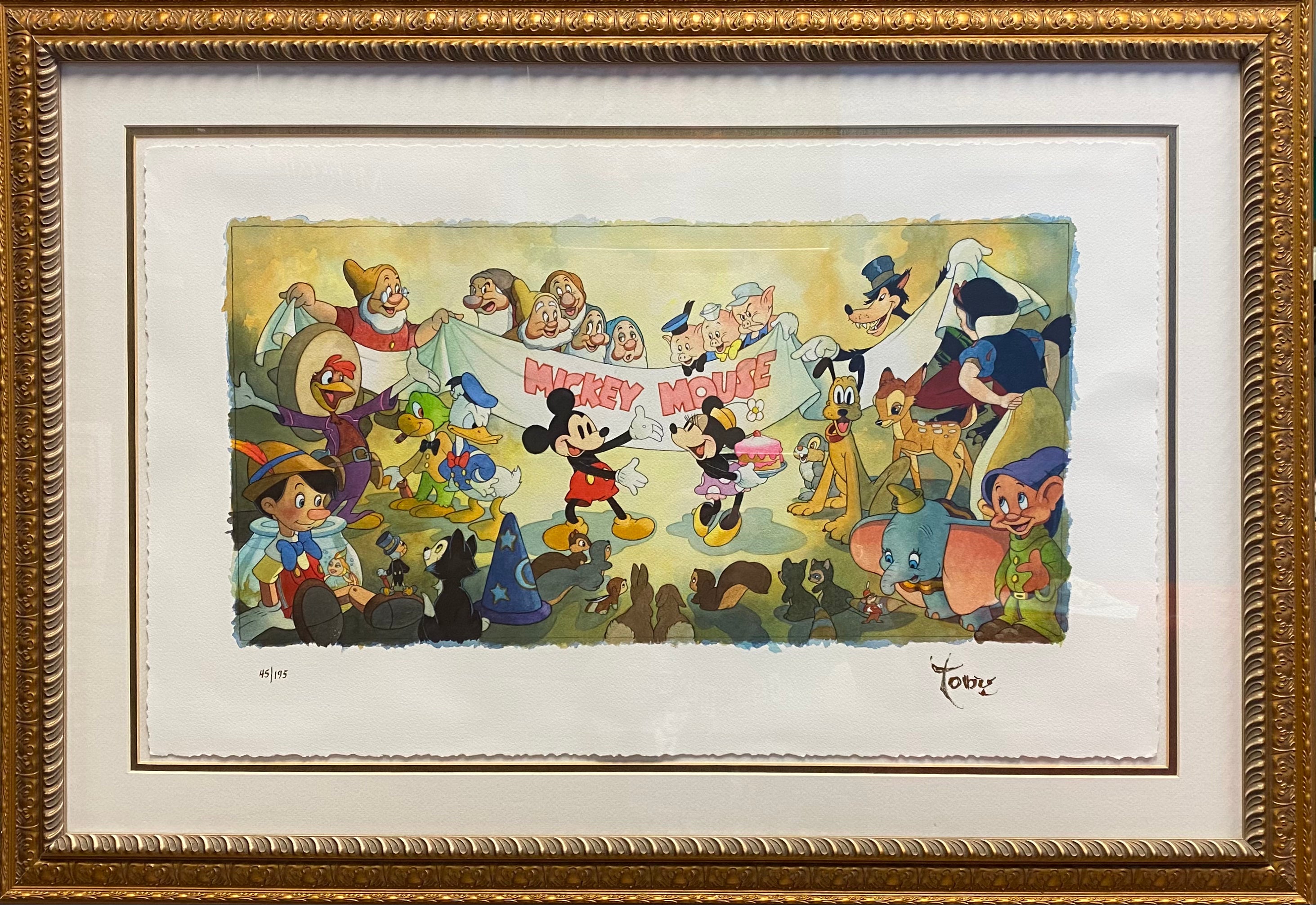 It All Started With A Mouse FRAMED by Toby Bluth