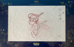 Peter Pan Looking - Return To Neverland Production Drawing