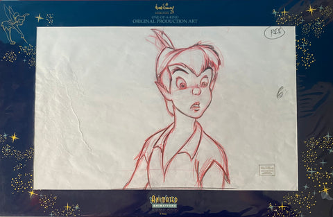 Peter Pan Surprised - Return To Neverland Production Drawing