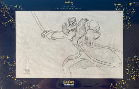 Captain Hook With No Hat - Return To Neverland Production Drawing