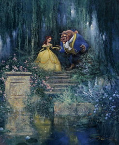 For The Love of Beauty- Framed-  by James Coleman inspired by Beauty and The Beast