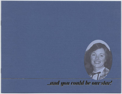 Disneyland And You Could Be Our Star Book for Park Ambassador Featuring Nancy Englert, 1980