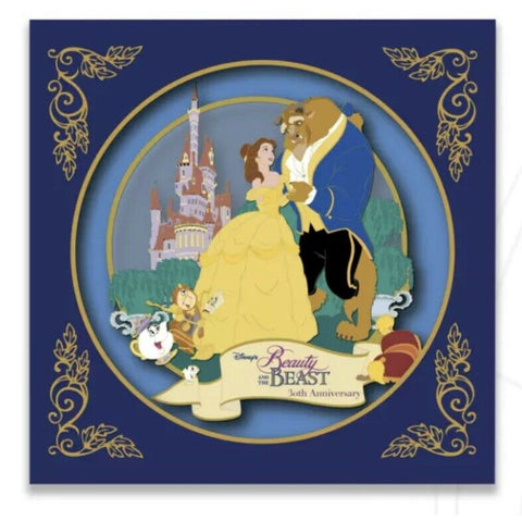 Mickeys of Glendale Destination D23 LE250 Beauty and the Beast 30th Anniversary Pin