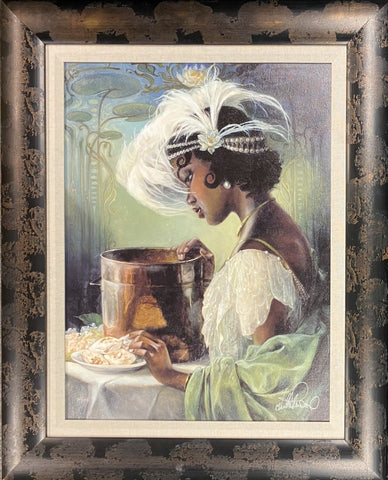 Dig A Little Deeper FRAMED by Heather Edwards inspired by The Princess and the Frog